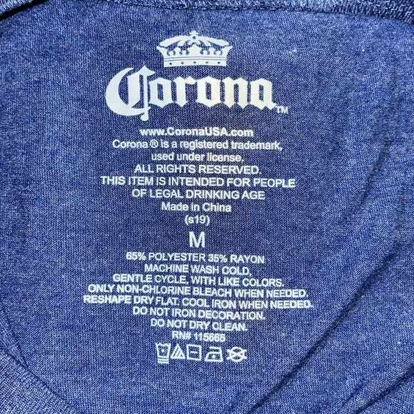 CORONA always summer sleeveless shirt size medium - Picture 6 of 6
